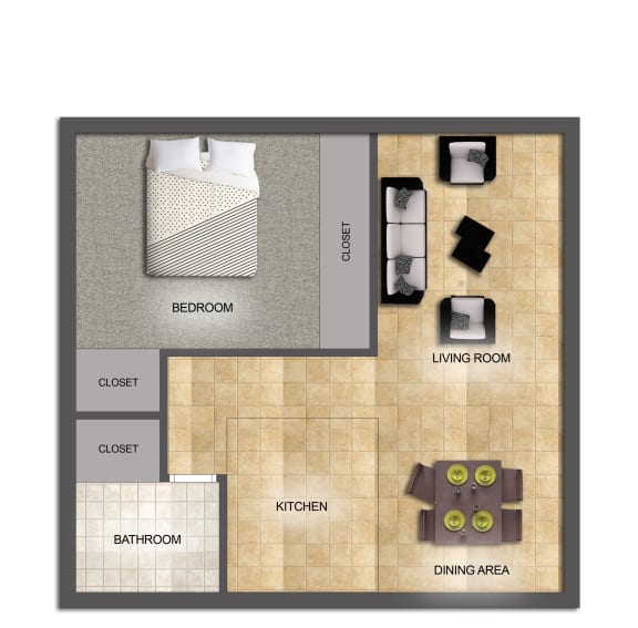 Floor Plans of Oakmound Apartments in Clarksburg, WV